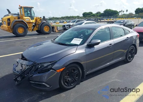 2019 Honda Civic Lx from USA, damaged, VIN 19XFC2F64KE016916